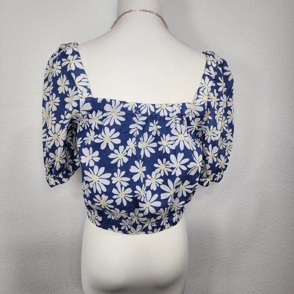 Floral American Eagle Top Size S - Picture 2 of 4